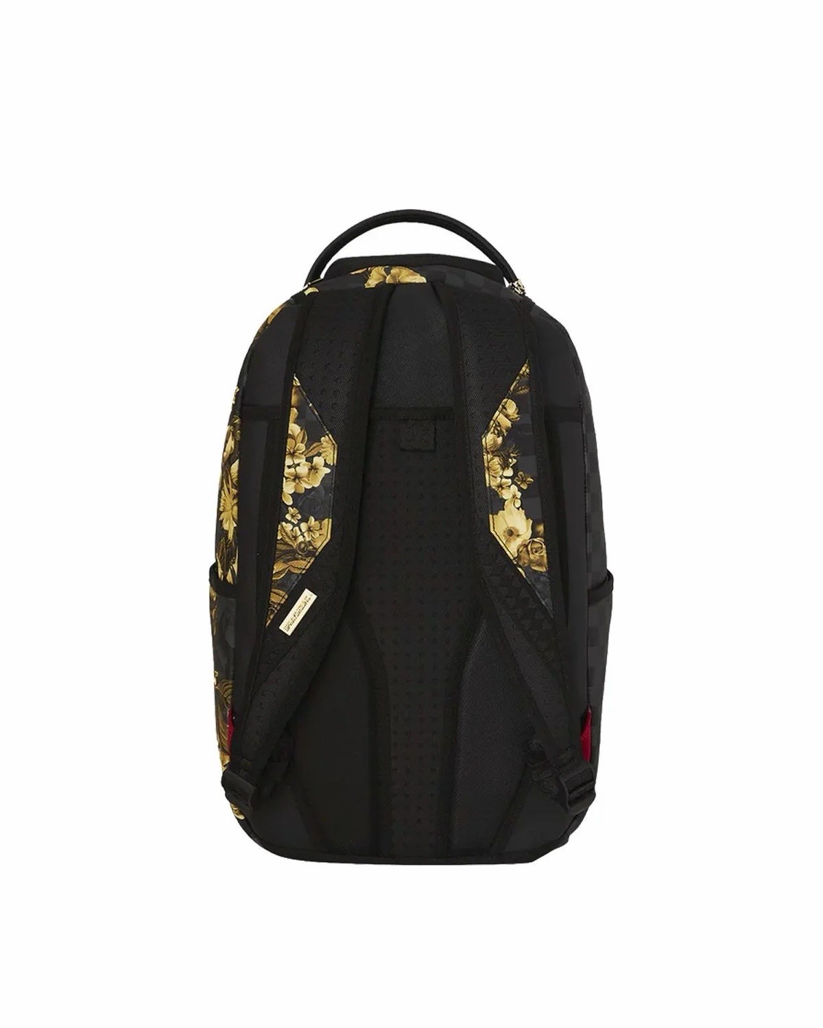 SPRAYGROUND LIMITED EDITION BACKPACK GOLD FLORAL REMIX SHARK ROSES METALLIC NEW