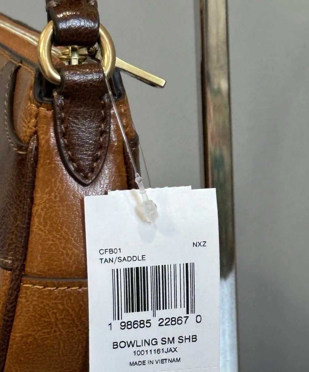 Coach Coachtopia Bowling Small Shoulder Bag Upcrafted Leather/Tan/Saddle CFB01