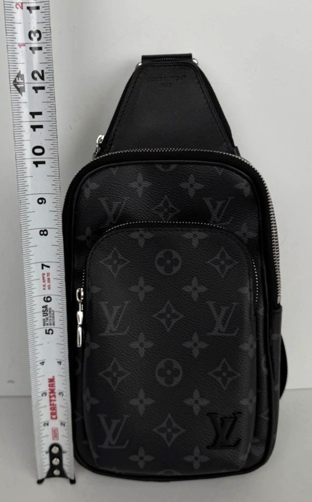 Louis Vuitton Black Monogram Avenue Slingbag