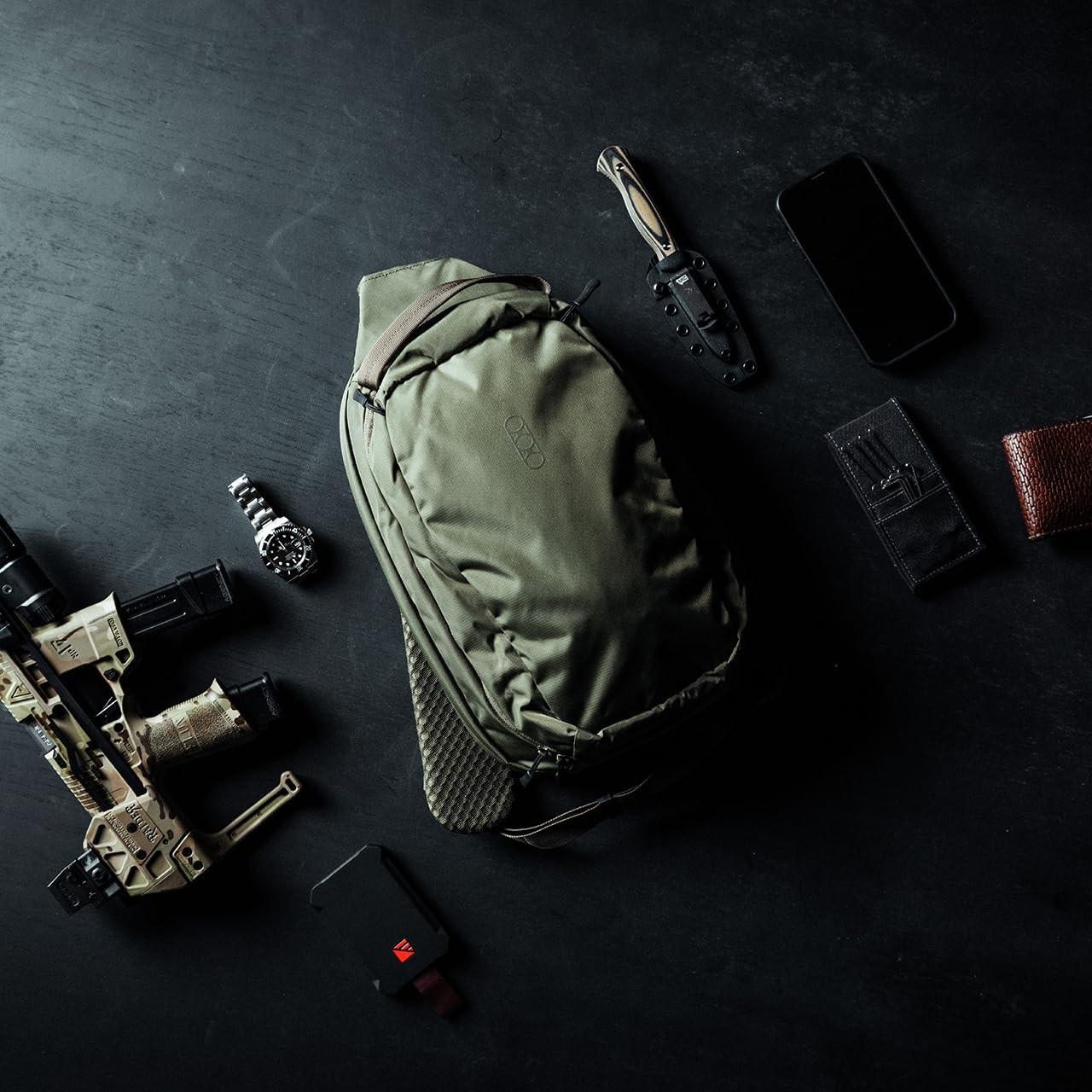 Fade Sling Tactical Crossbody Bag for Men – EDC Sling Backpack with Concealed…