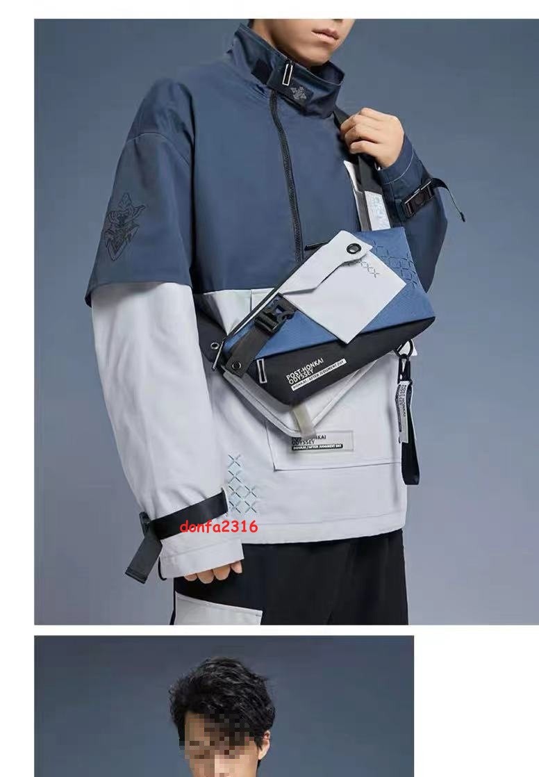 Anime Honkai Impact Cosplay Acrylic 15*32cm Men Shoulder Bag Crossbody Bag Gift
