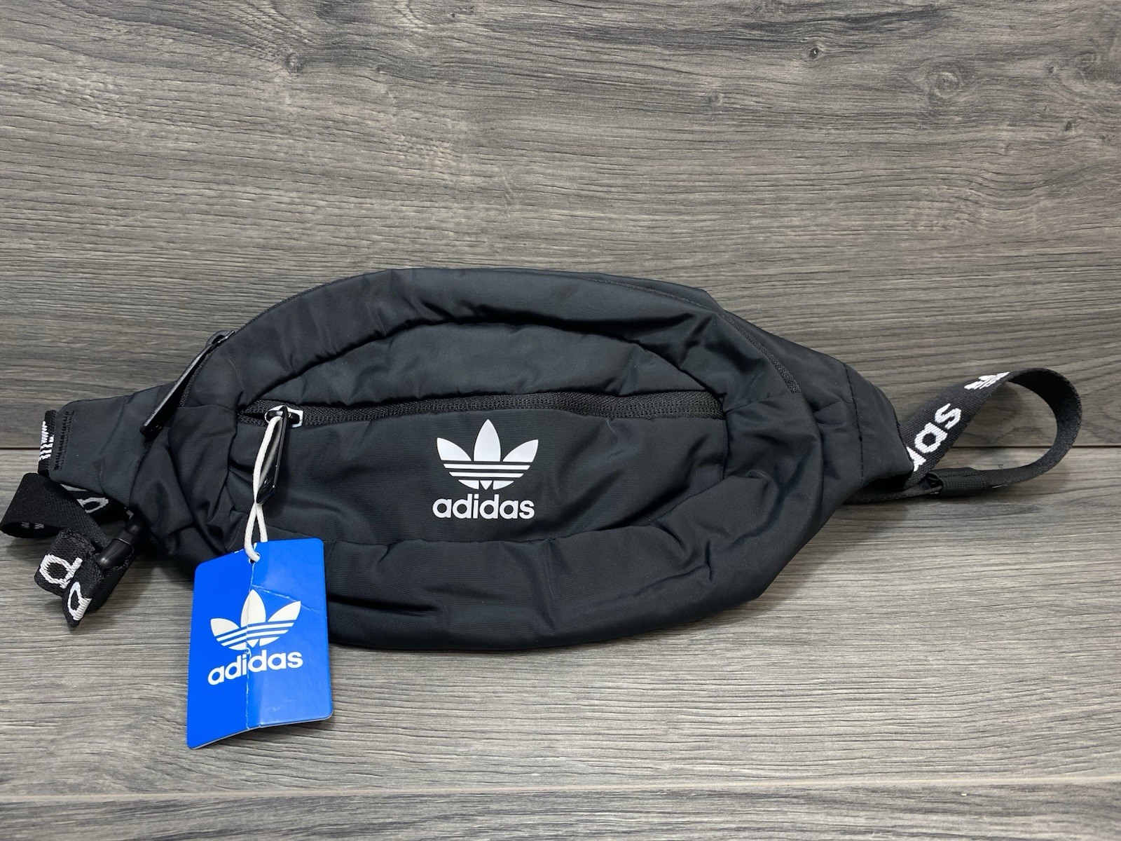 Adidas Unisex Black White Original National Waist Bag Fanny Pack Bag New