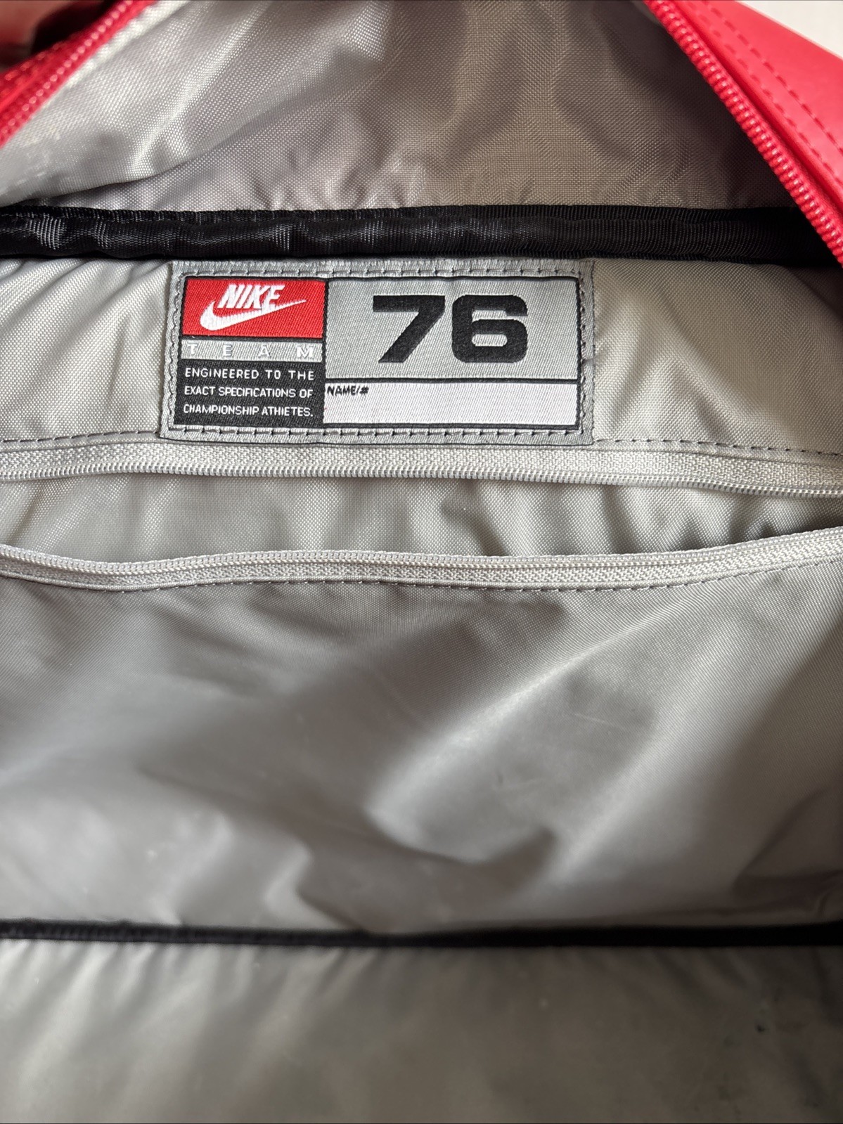 Portland Trail Blazers Retro 1976 Nike Team Polyurethane Duffle Bag Rare Walton