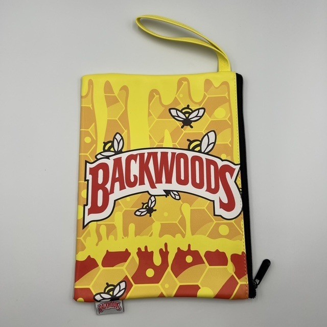 Backwoods Yellow Honeycomb Bees Clutch Pouch Bag for Travel and Accessories