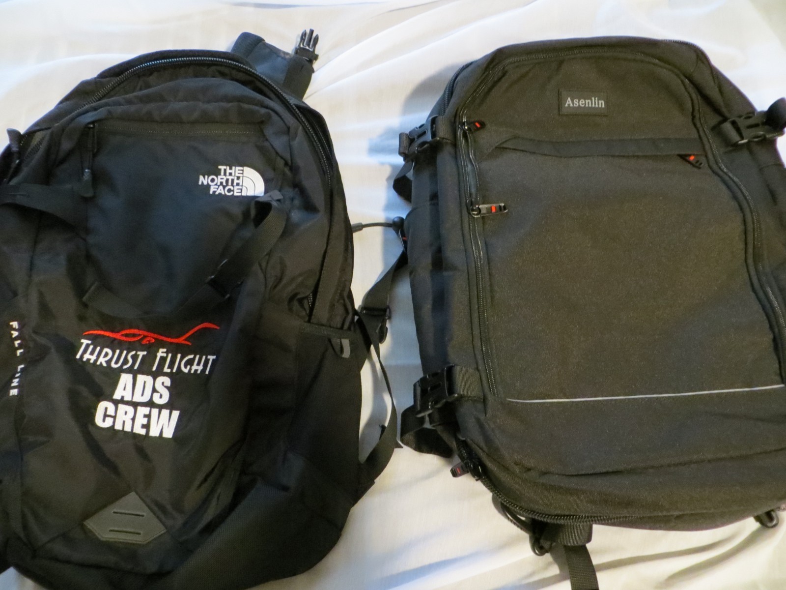 Asenlin 40L Travel Backpack for Women Men 17 & North Face Fall Line