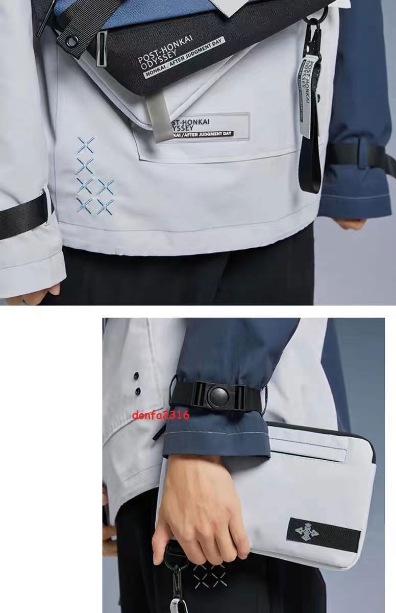 Anime Honkai Impact Cosplay Acrylic 15*32cm Men Shoulder Bag Crossbody Bag Gift