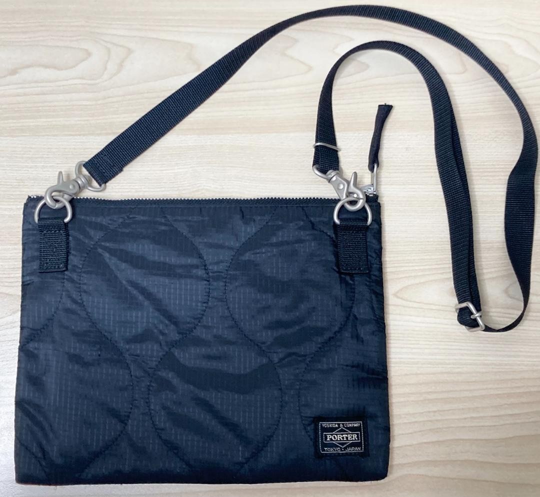 PORTER GOOD OL’ Collaboration Reversible Sacoche Bag (Orange & Black)