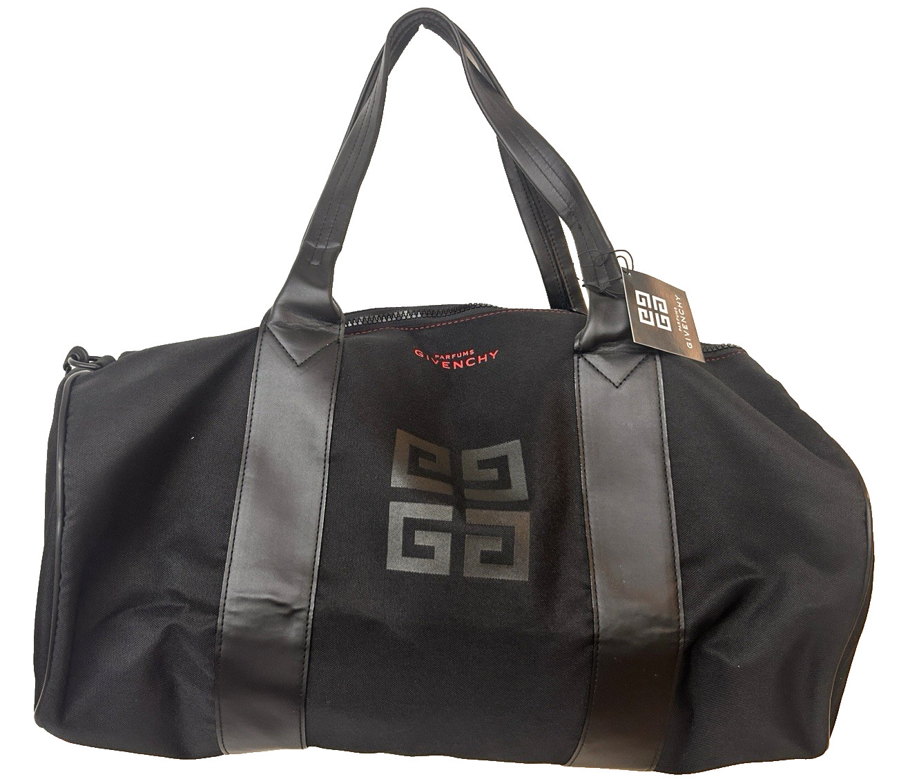Givenchy Perfume Play sport promotion Gym duffel bag black Fabric interior red