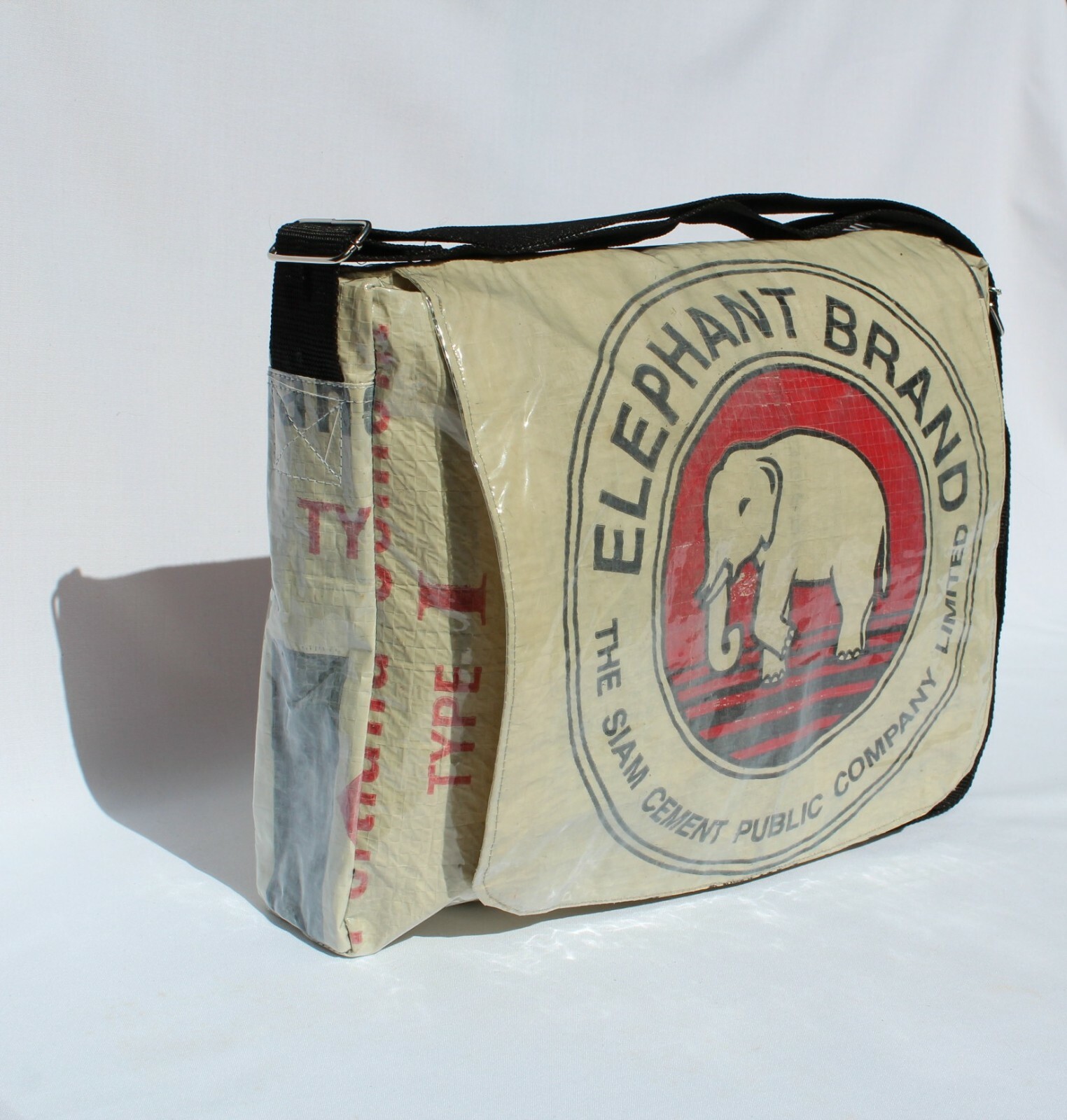 Fair Trade Elephant Brand Deluxe Messenger Bag handmade in Cambodia