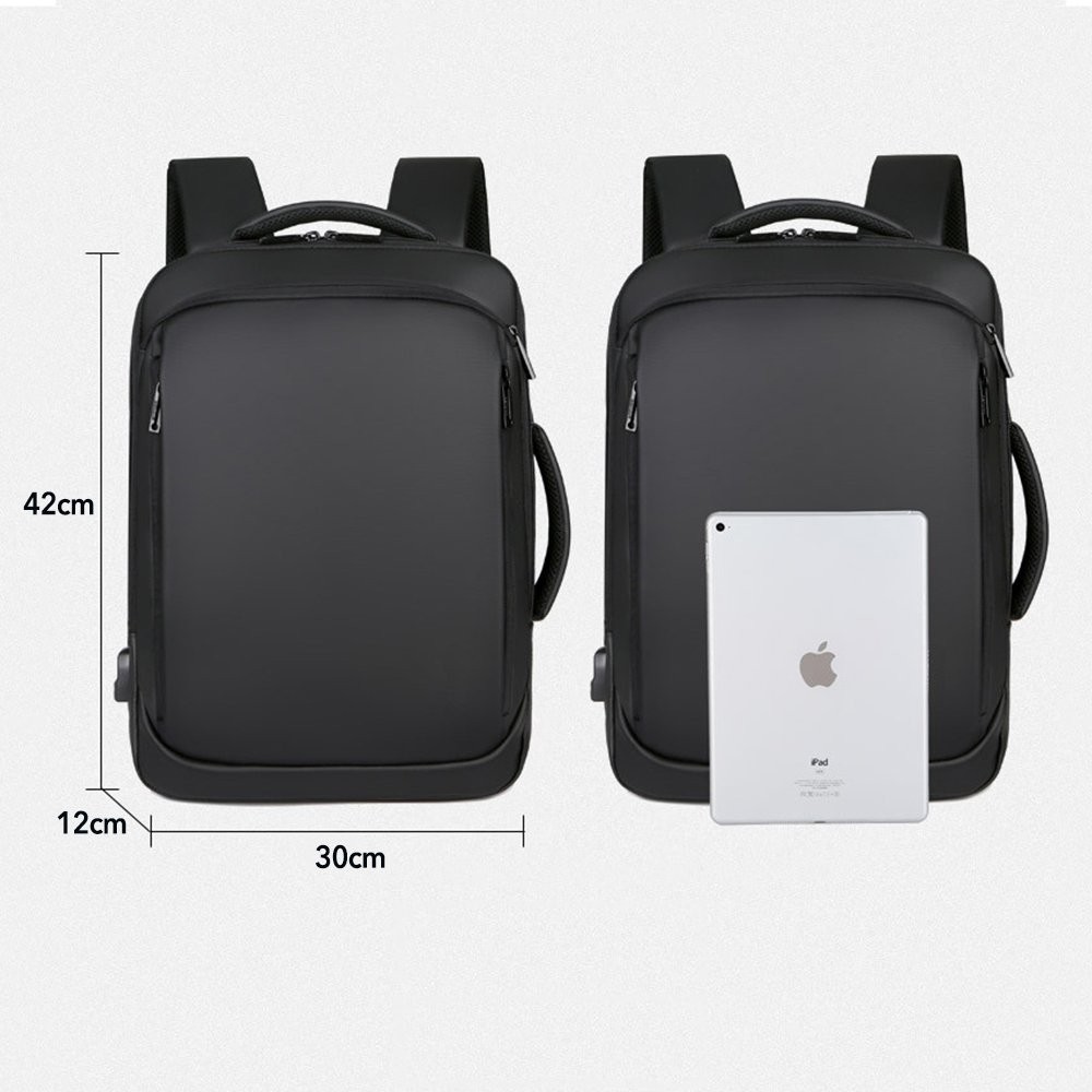 Lightweight Casual Laptop Backpack Business Travel Bag with USB Charging Port US