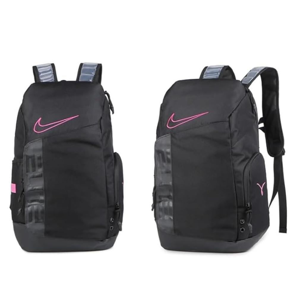 Nike Elite Pro Backpack Pink Black 32L Basketball Bag School Laptop Gym BA6164