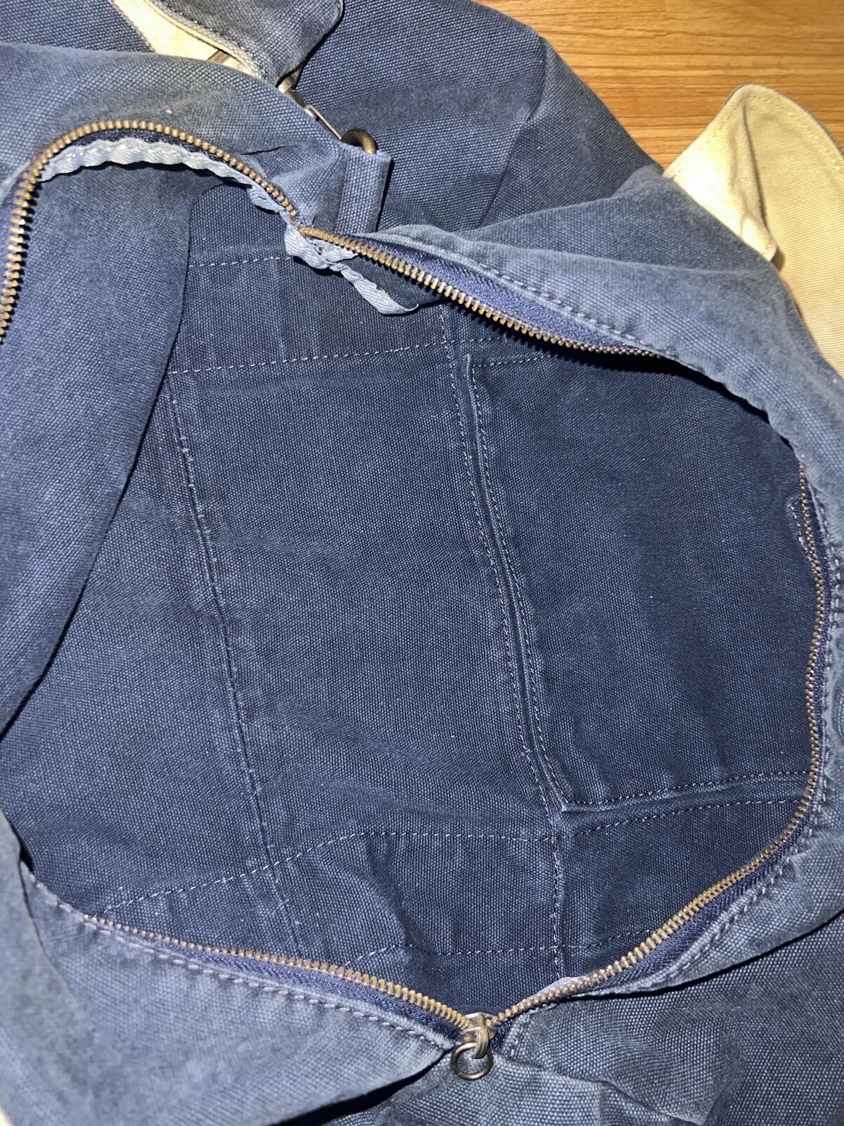 American Eagle Navy Blue Canvas Duffel Bag