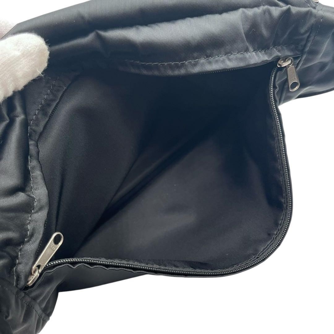 Authentic Porter Yoshida Kaban Men’s Black Waist Bag Crossbody 30cm Lightweight