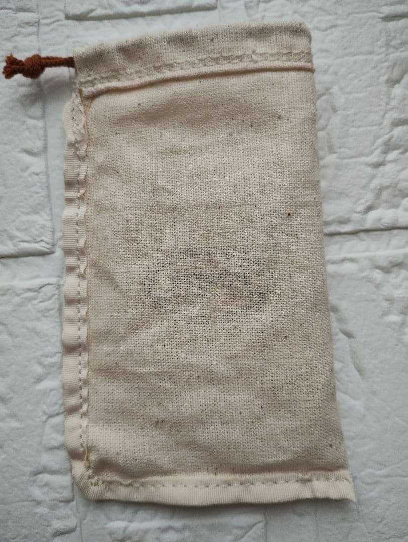 PORTER drawstring mini pouch, linen material Stylish