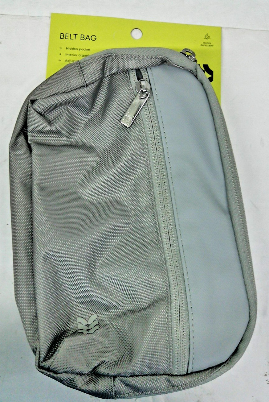 Belt Fanny Pack Grey- All In Motion Adjustable Strap Solid Pattern