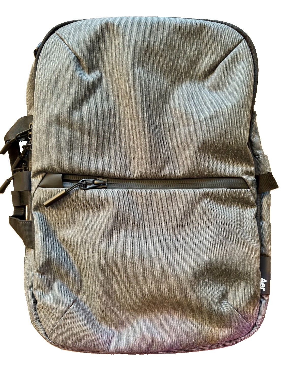 Aer Flight Pack 3 Gray Cordura Nylon 3-Way Backpack Duffel Briefcase Unisex