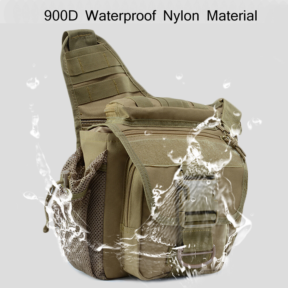 Tactical Sling Bag Military Shoulder Bag Pack Cross-body Backpack for Fishing US