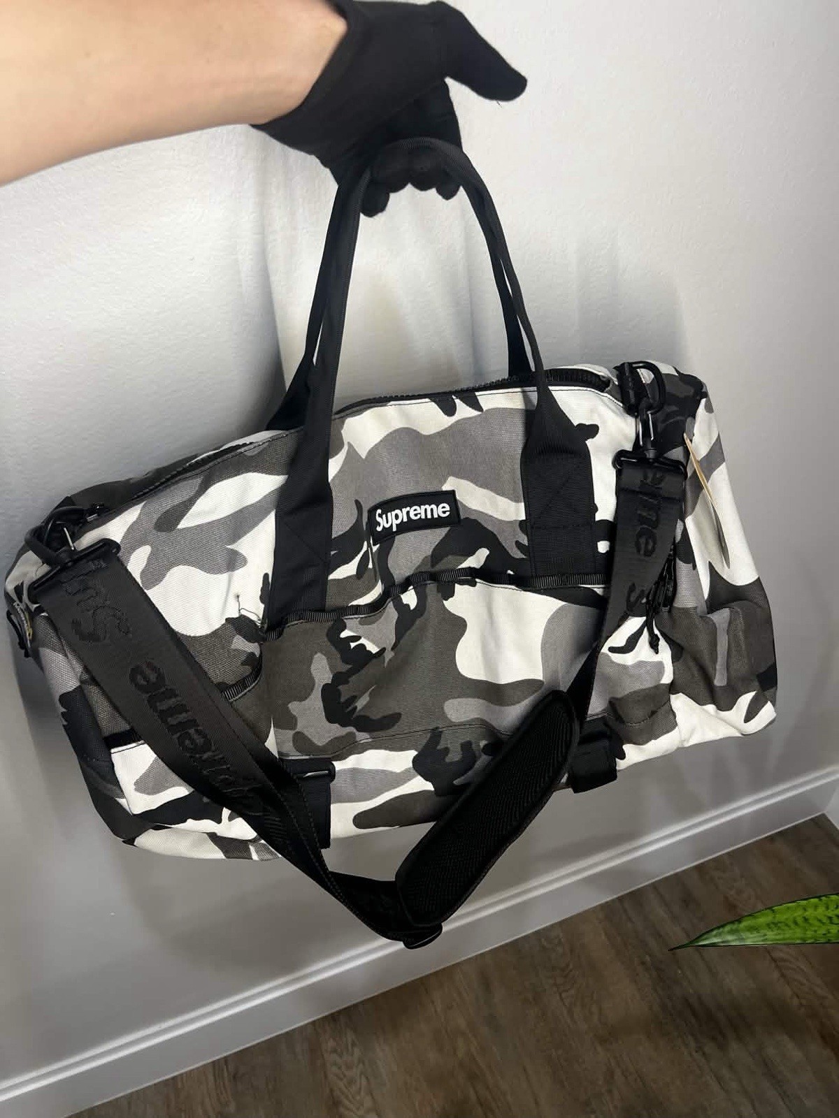 Supreme SS25 Duffle Bag Snow Camo
