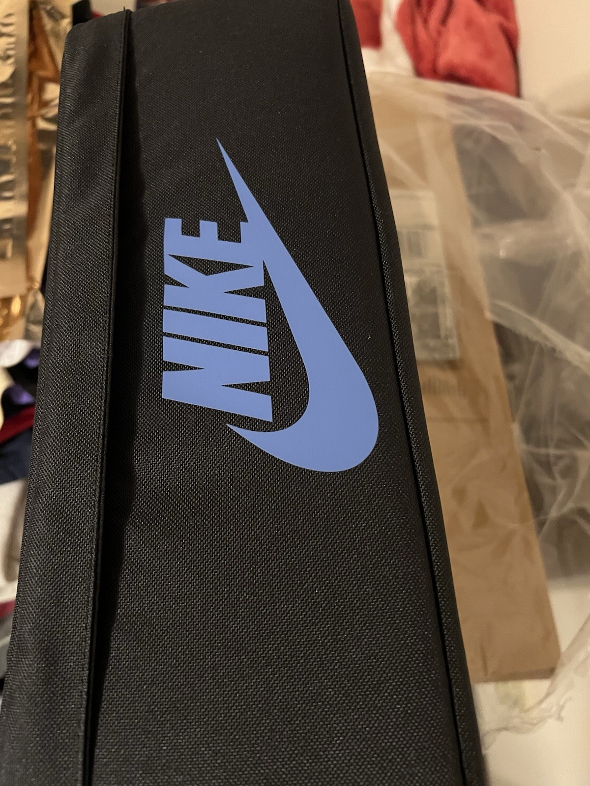Rare Nike Shoe Box Bag Black / Polar Blue DA7337-011 New In Package Da7337011