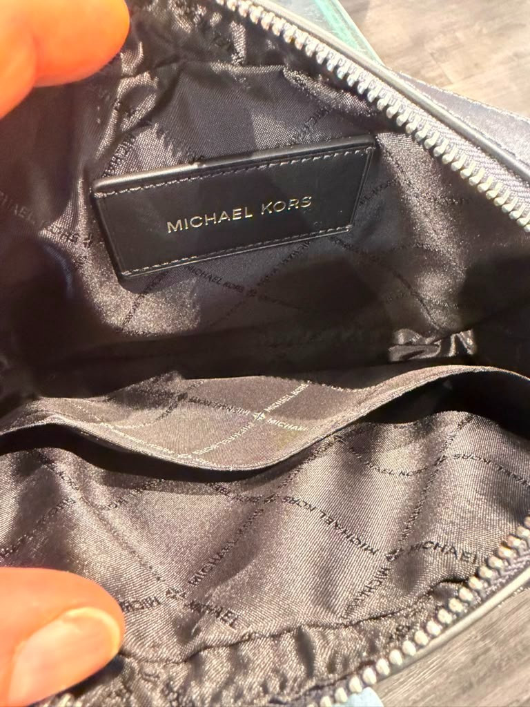 Michael Kors Cooper Men Signature Logo EW Utility Crossbody Flight Bag Admiral