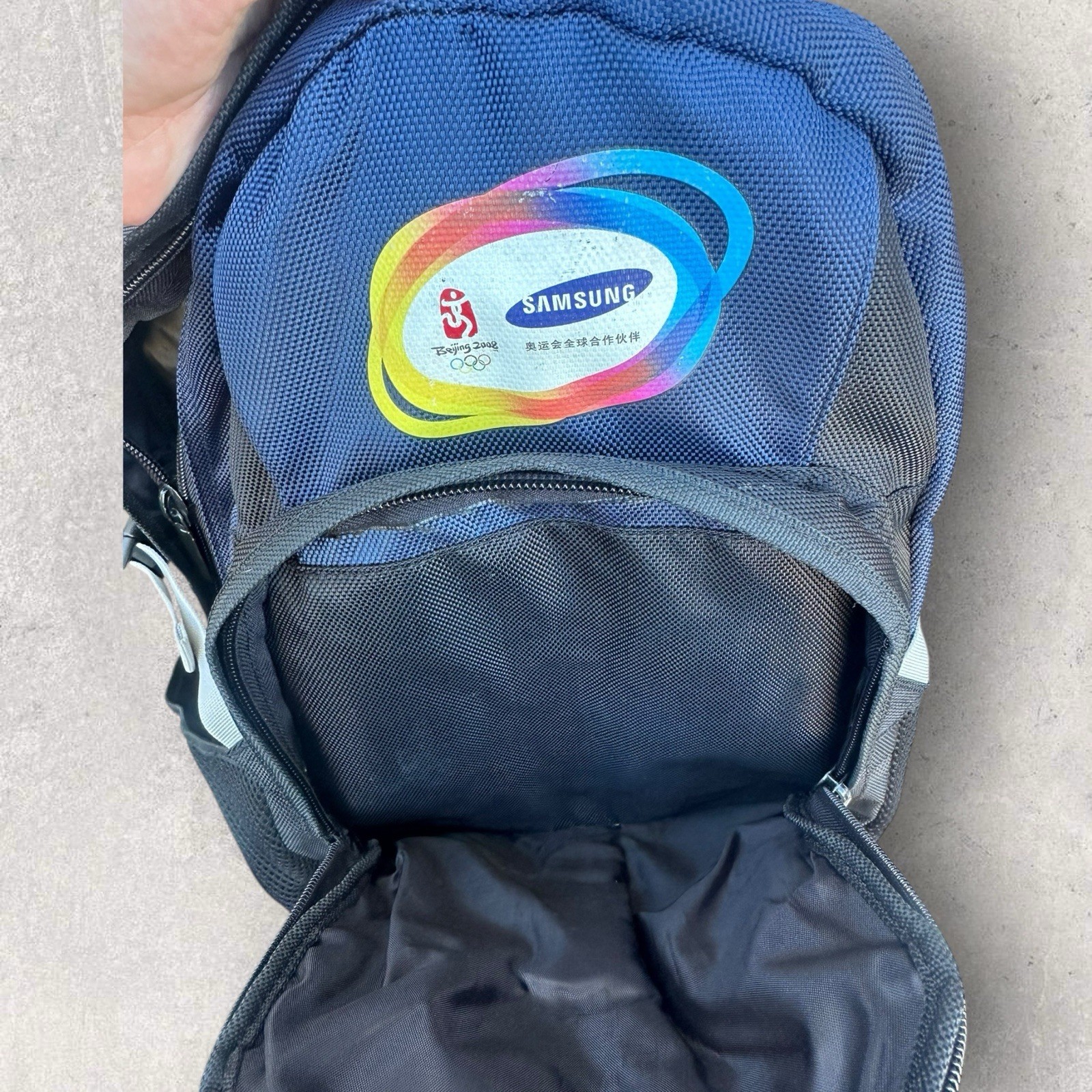 BEINING 2008 OLYMPIC GAMES CHINA SAMSUNG BLUE BACKPACK