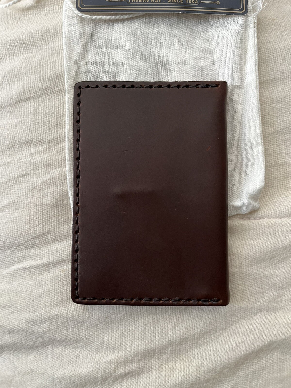 Pendleton Men’s Thomas Kay Passport Case, Tan Leather & Wool Made In USA