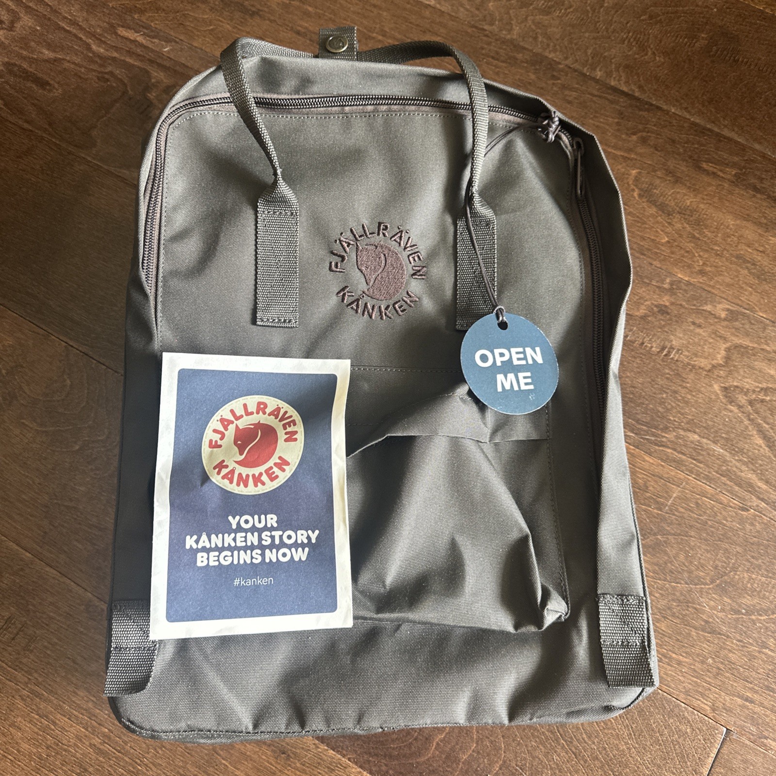 Fjallraven Re-Kanken Gray Backpack NWT