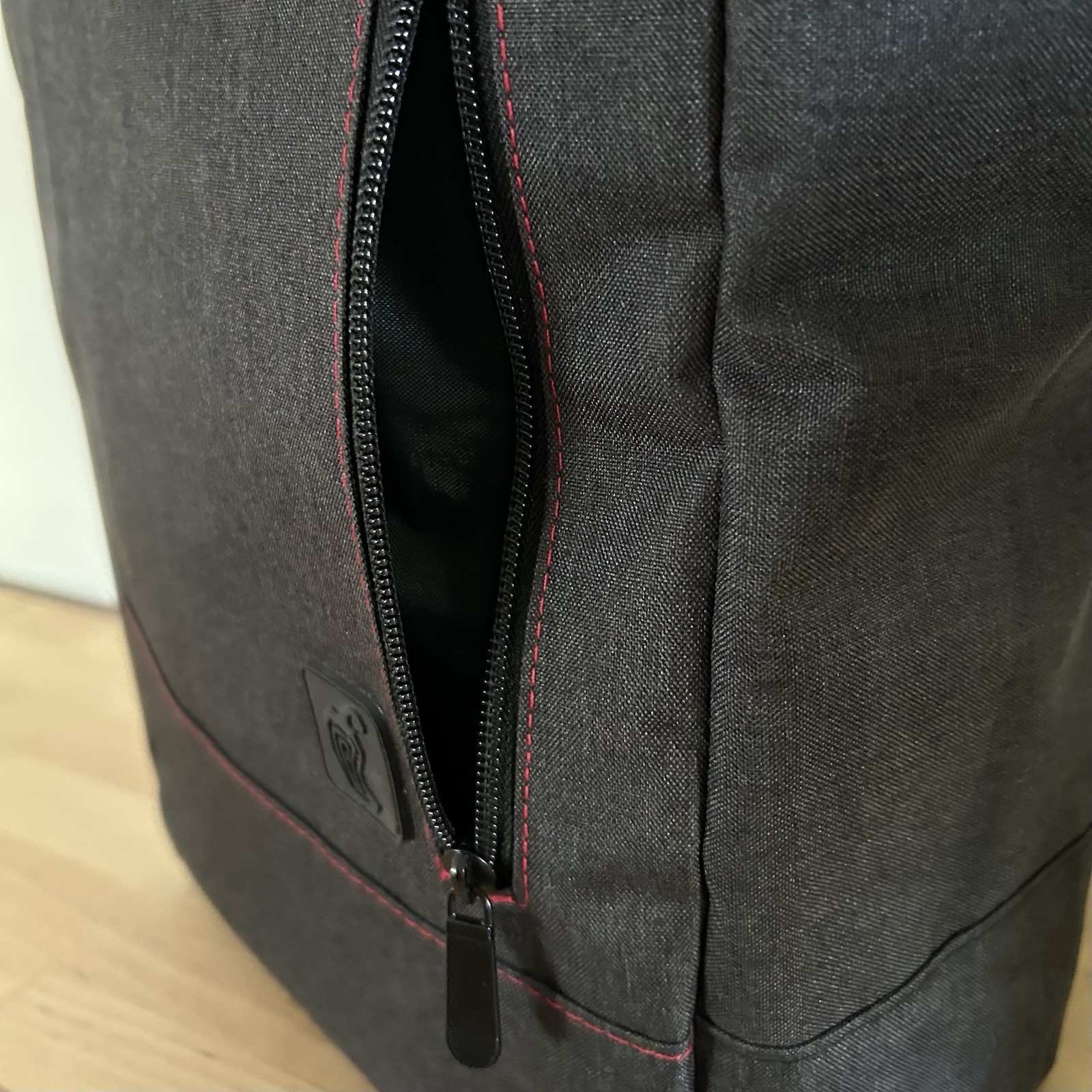 Chipotle Roll Top Backpack Limited Edition Gray Employee Gift Spell Out Fastfood
