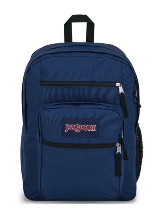 JanSport Big Student Backpack 15” Laptop Sleeve, Haul Handle Navy Brand New
