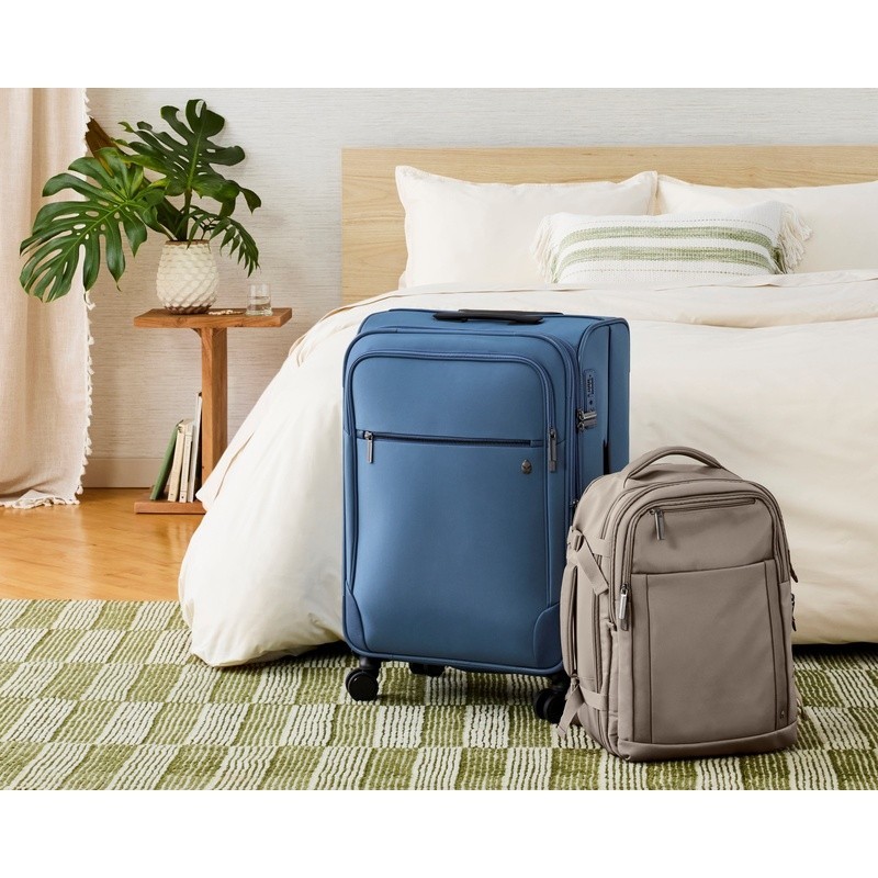 Nylon Travel Backpack W/ 15in Laptop Sleeve Durable Zippered Tote Bag Adventure