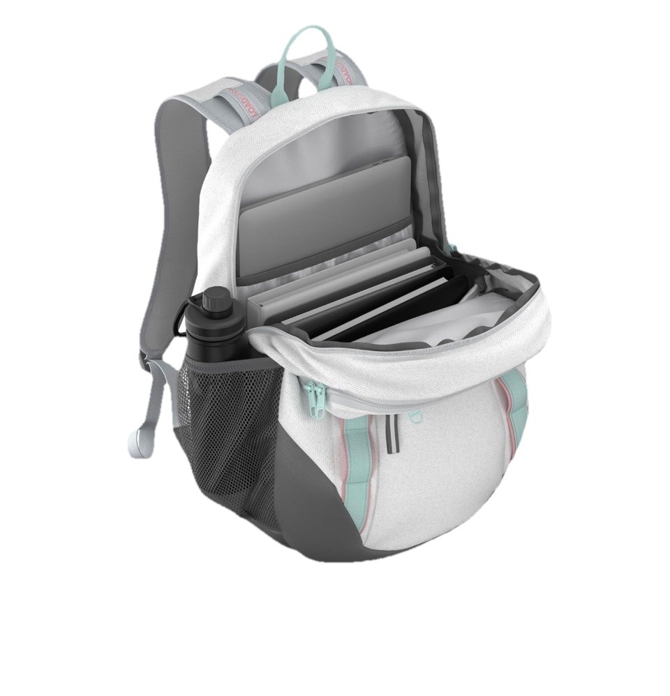 Adidas Excelerator Backpack Twill White/Semi Flash Aqua Blue/Semi Pink Spark New