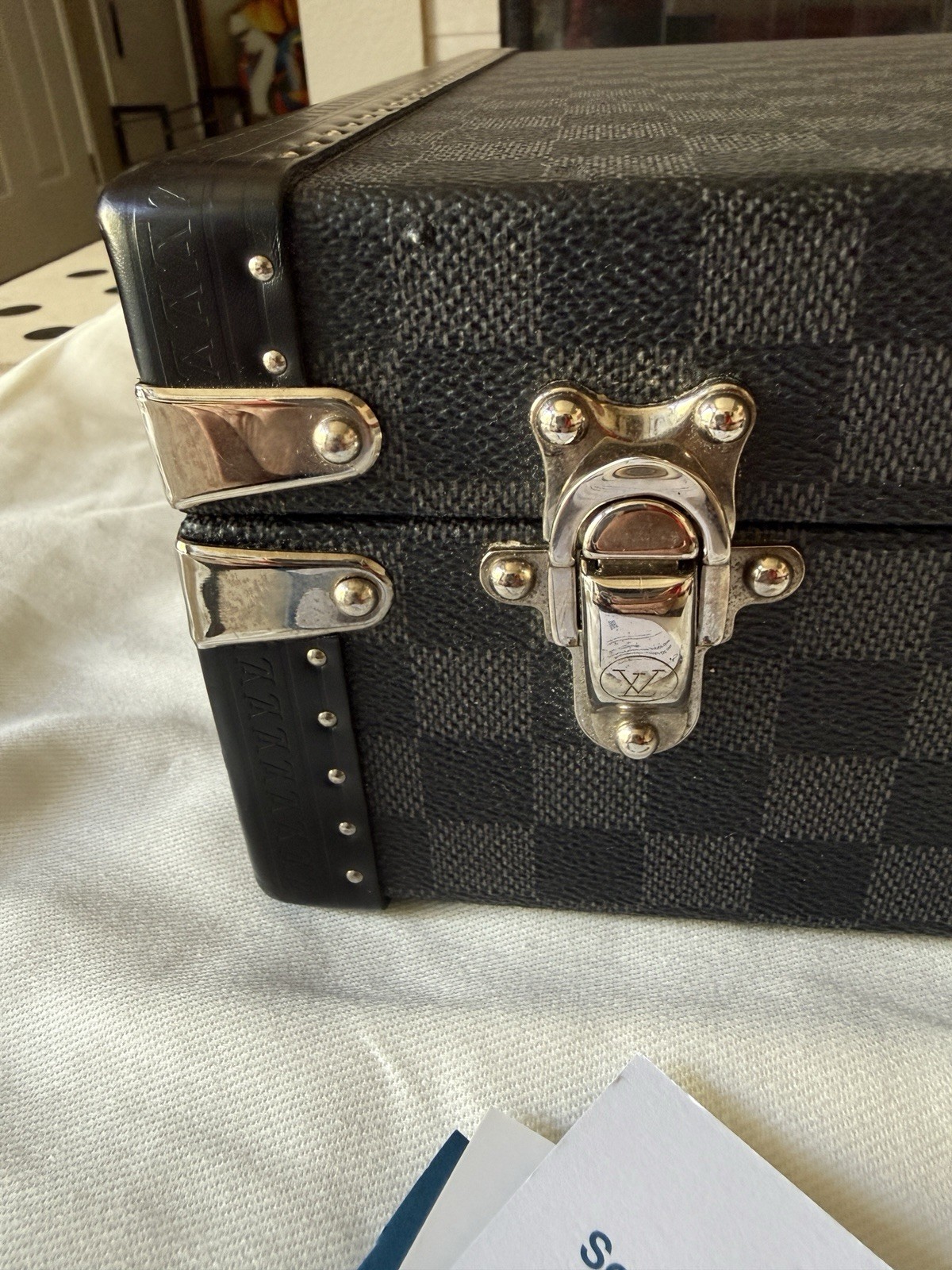 Louis Vuitton PRESIDENT Damier Graphite BRIEFCASE BUSINESS BAG, NO KEY PRESENT