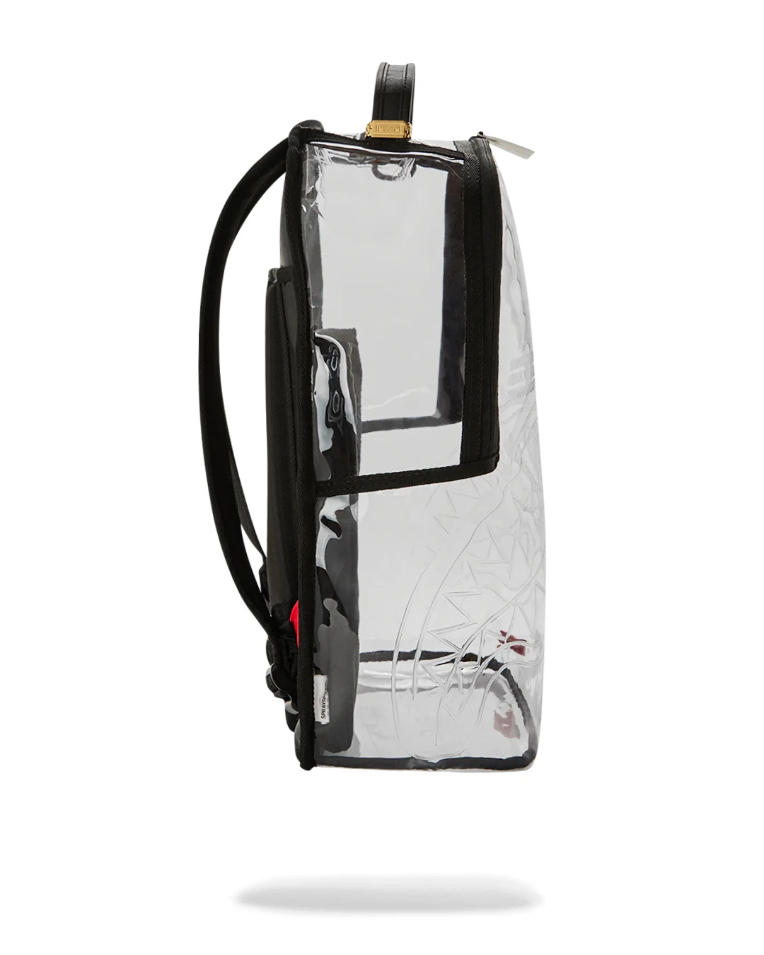 Sprayground Shark Central Clear Backpack🔥New PVC Bookbag Large School Bag
