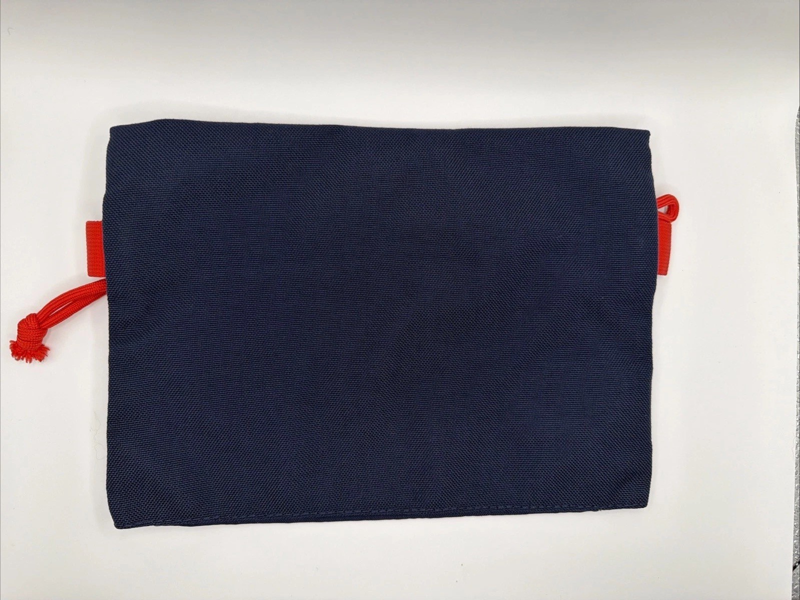 Topo Designs Navy Medium Accessory Zip Bag Pouch Blue Canvas Made In USA