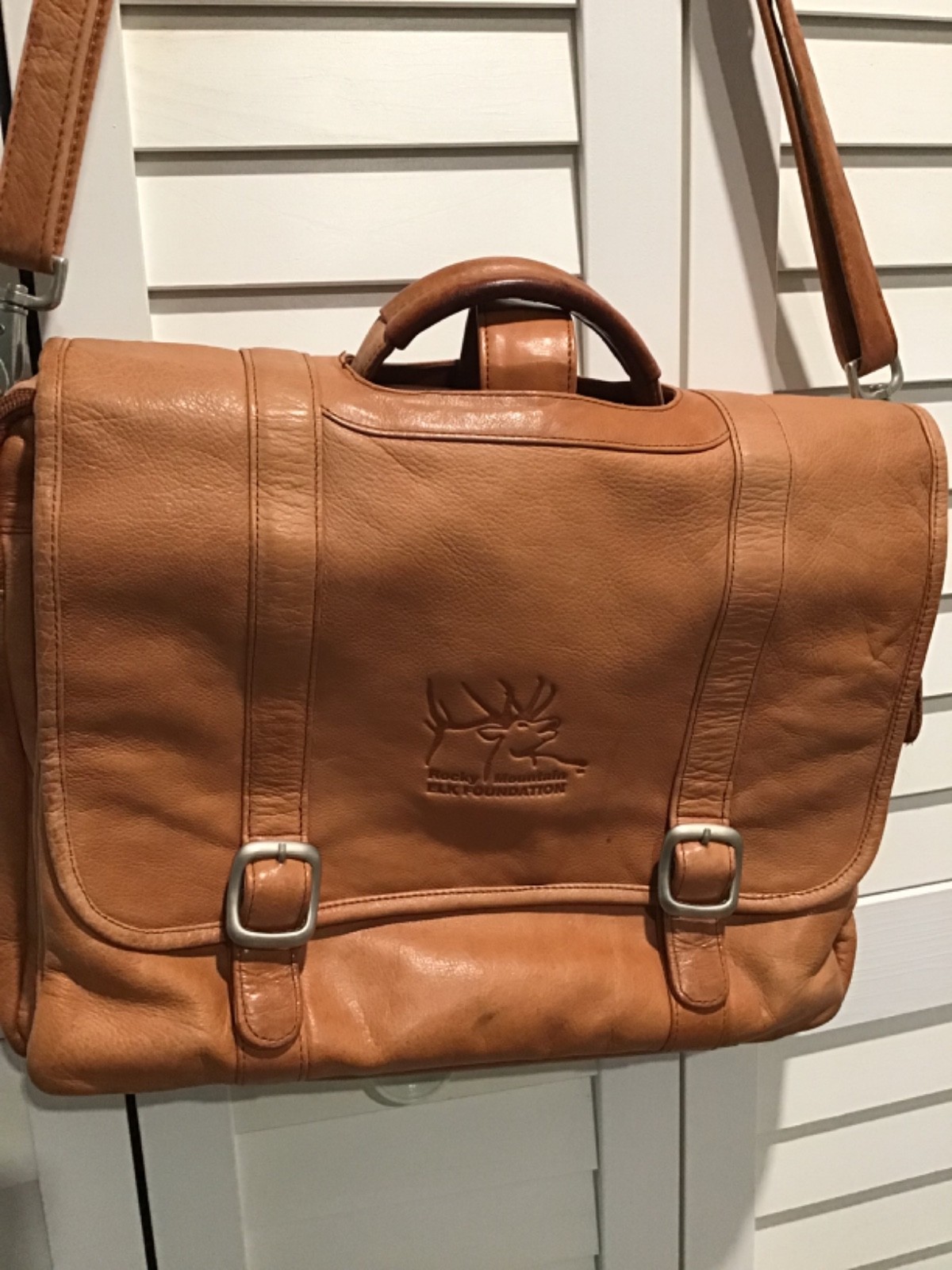 Canyon Outback Leather Briefcase Business Messenger Laptop Computer Bag