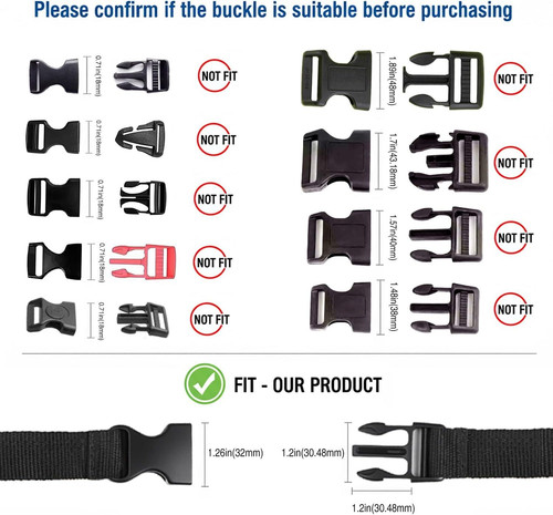 AiRunTech Extender Belt Adjustable Strap for Waterproof Fanny M-5 inches