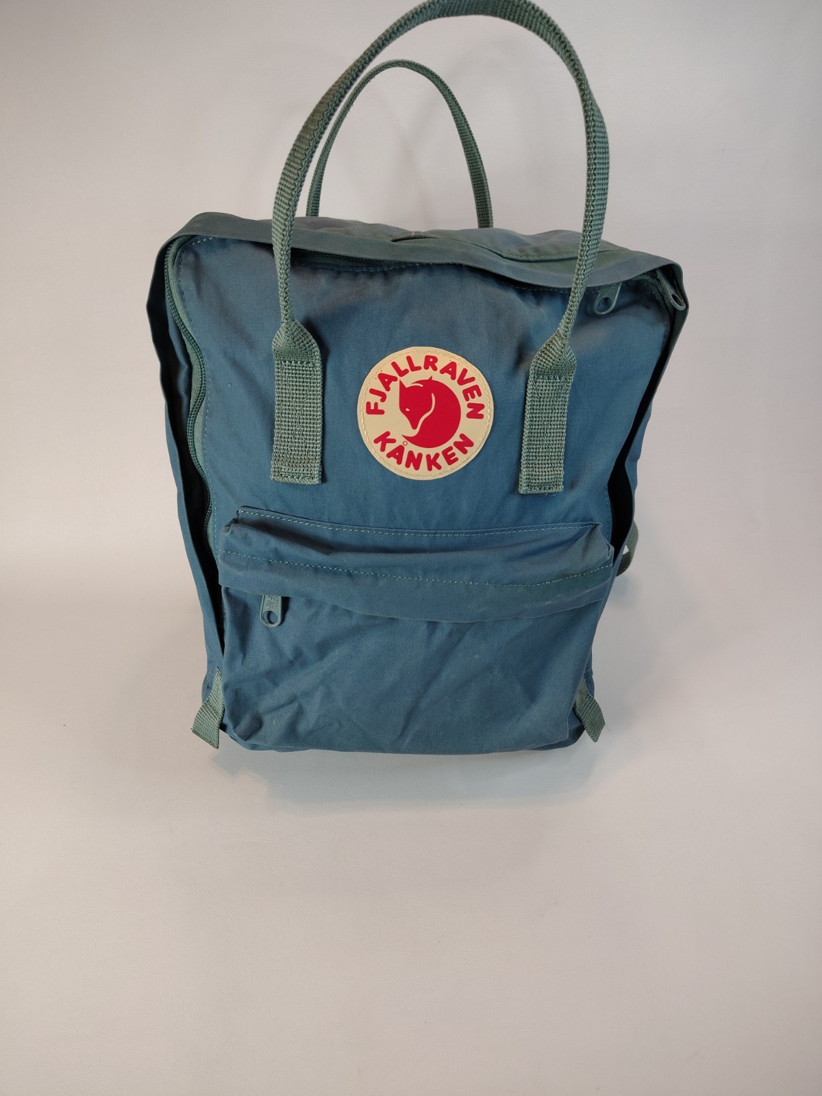 Fjallraven Kanken Blue Waterproof Canvas Backpack