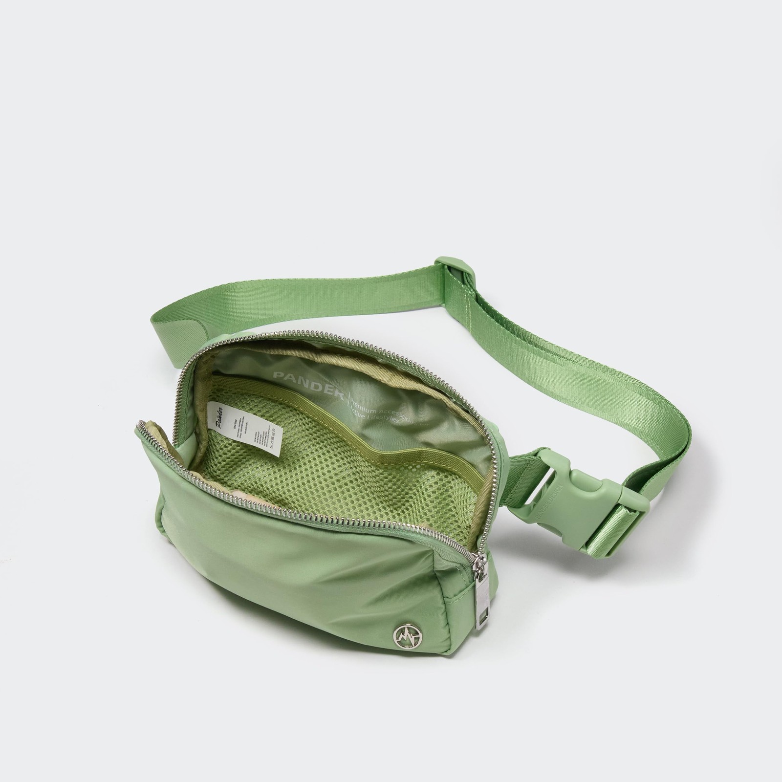 Pander Everywhere Belt 7.5” X 2” X 5” (19cm X 5.5cm X 13cm), Green Asparagus