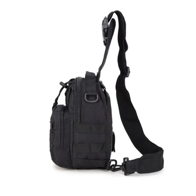 Men Backpack Tactical Sling Bag Chest Shoulder Fanny Pack Cross Body Molle Pouch