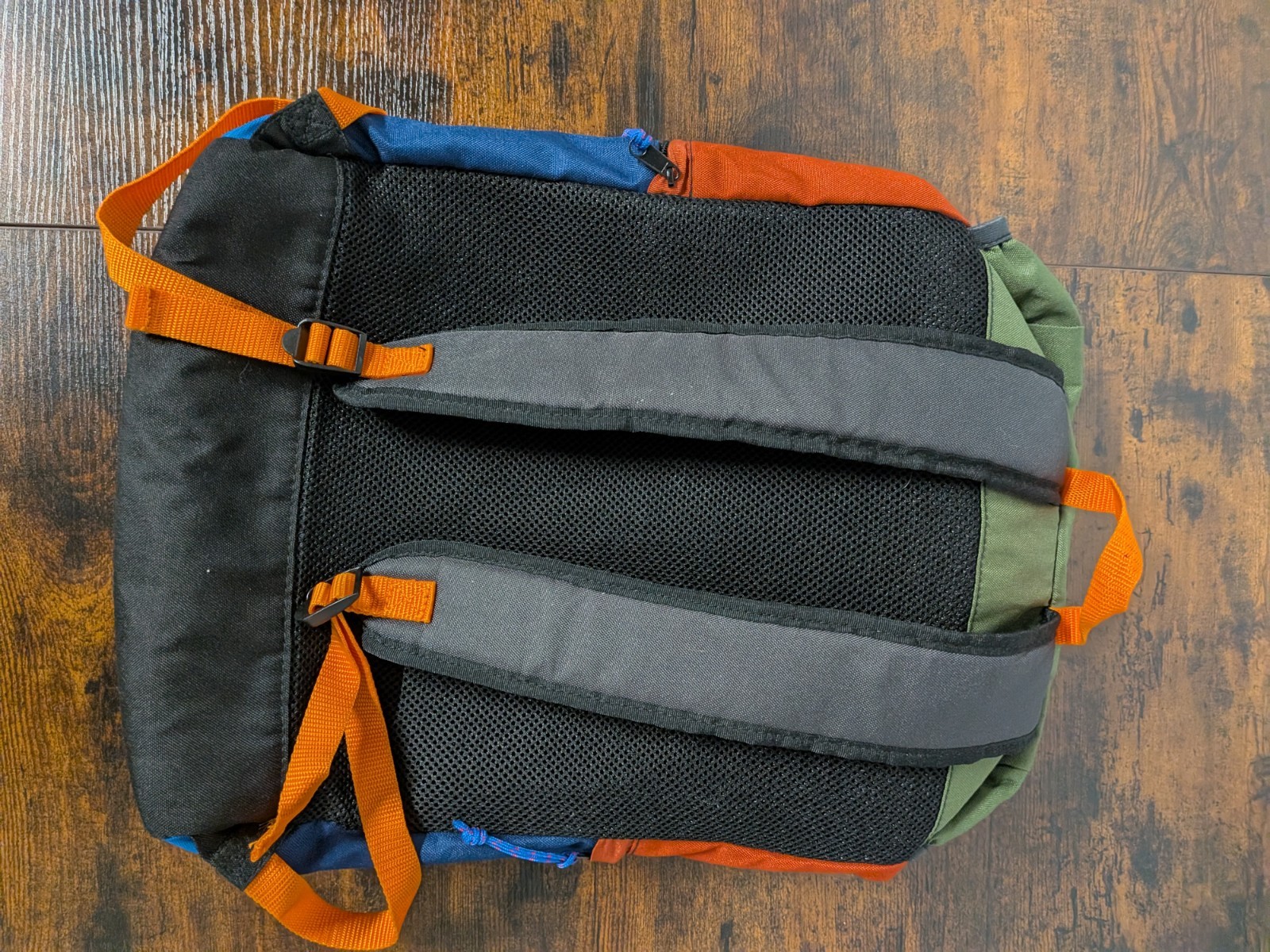 American Eagle Outfitters Hiking Backpack Multicolor Top Load AEO 2015 Retro