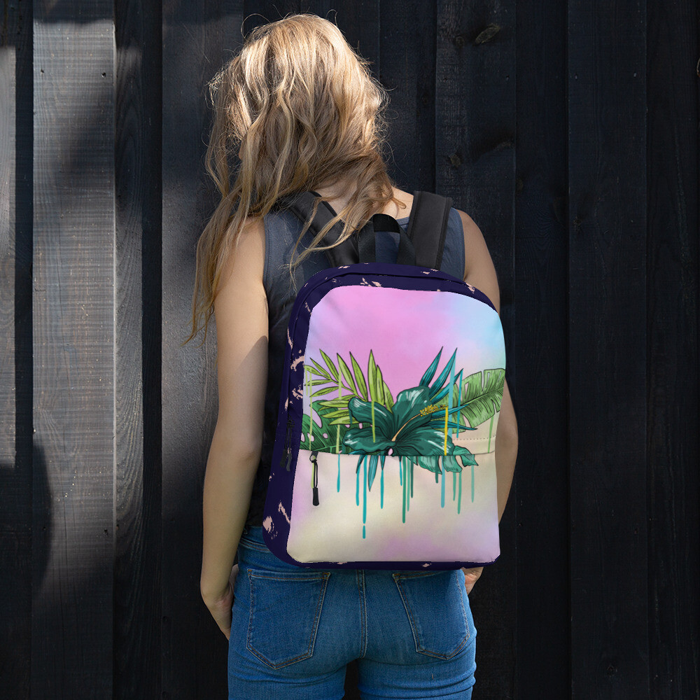 Sac à dos florale