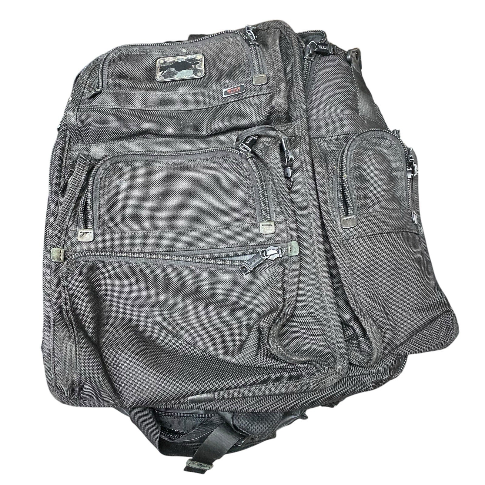 TUMI Kenbou’s Backpack Leather Black 26578DH Damaged As Shown