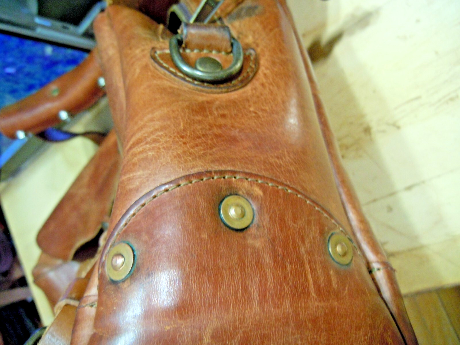 VTG Auth Whipping Post WP Standard Bison Concealed Carry Briefcase USA #2