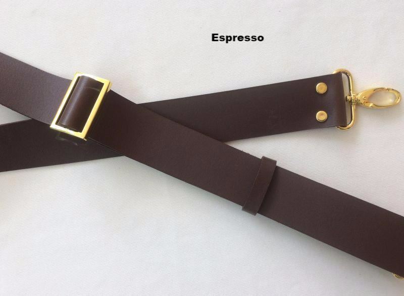 1.5″ Leather Adjustable Convertible CrossBody Travel Security Bag Strap 3 Colors