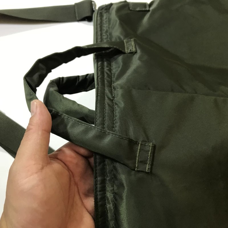 Retro US Pilot Helmet Bag with Carrying Strap Olive Drab Padded Pouch Green Bag