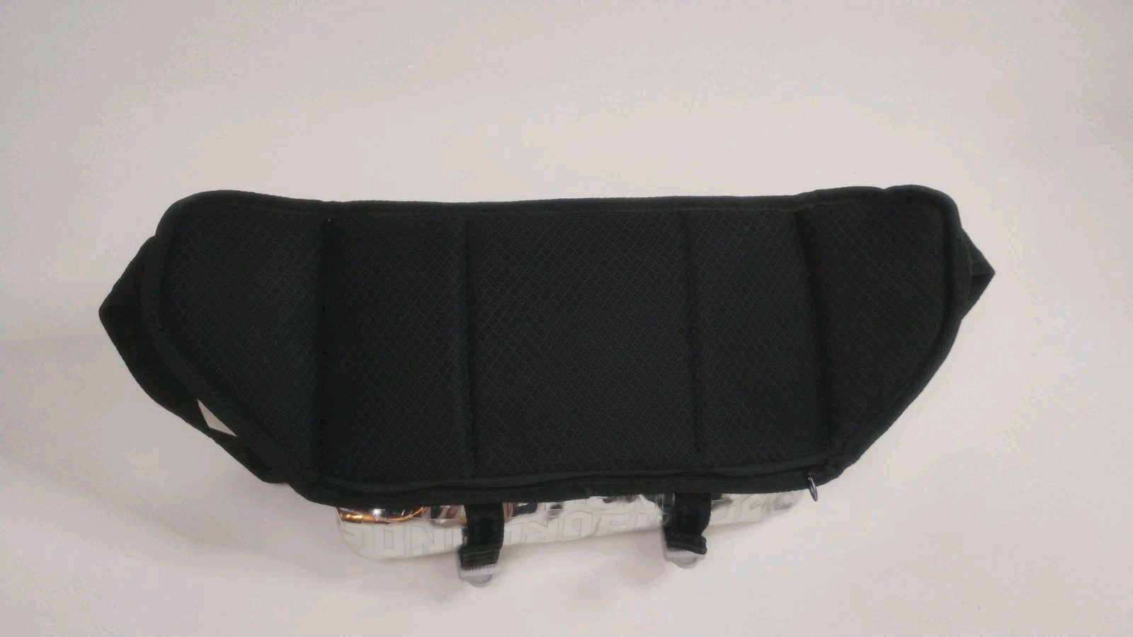 Sprayground Future Titan Metallic Cargo Crossbody Bag Silver Limited Edition