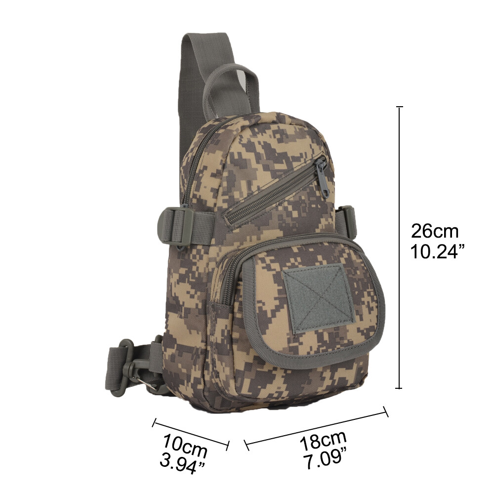 Mens Tactical Backpack Outdoor Shoulder Bag Satchel Sling Chest Packs Daypack US