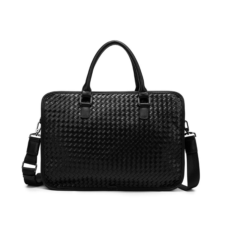 Men’s Leather Shoulder Bag Messenger Bag Hand-held Business Casual Bag