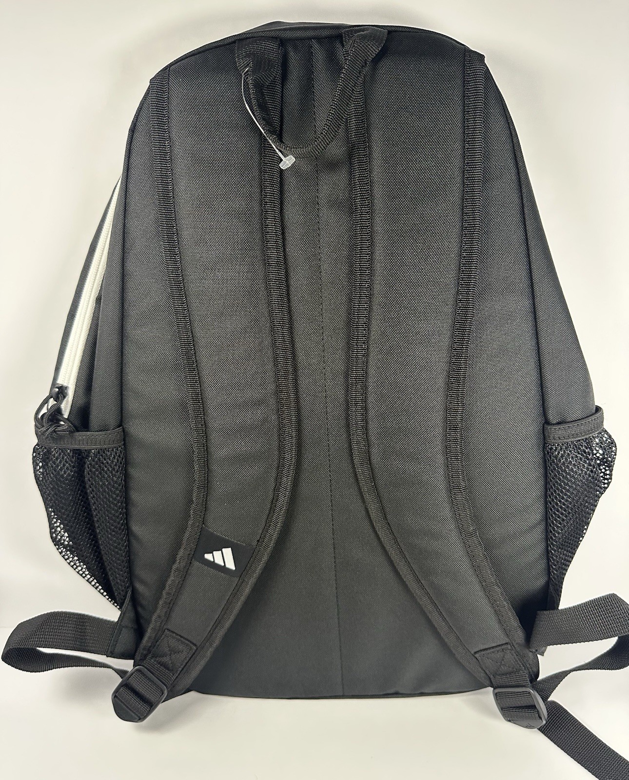 adidas BTS Originator Backpack Black/White 3-Stripes Zip Pockets Medium