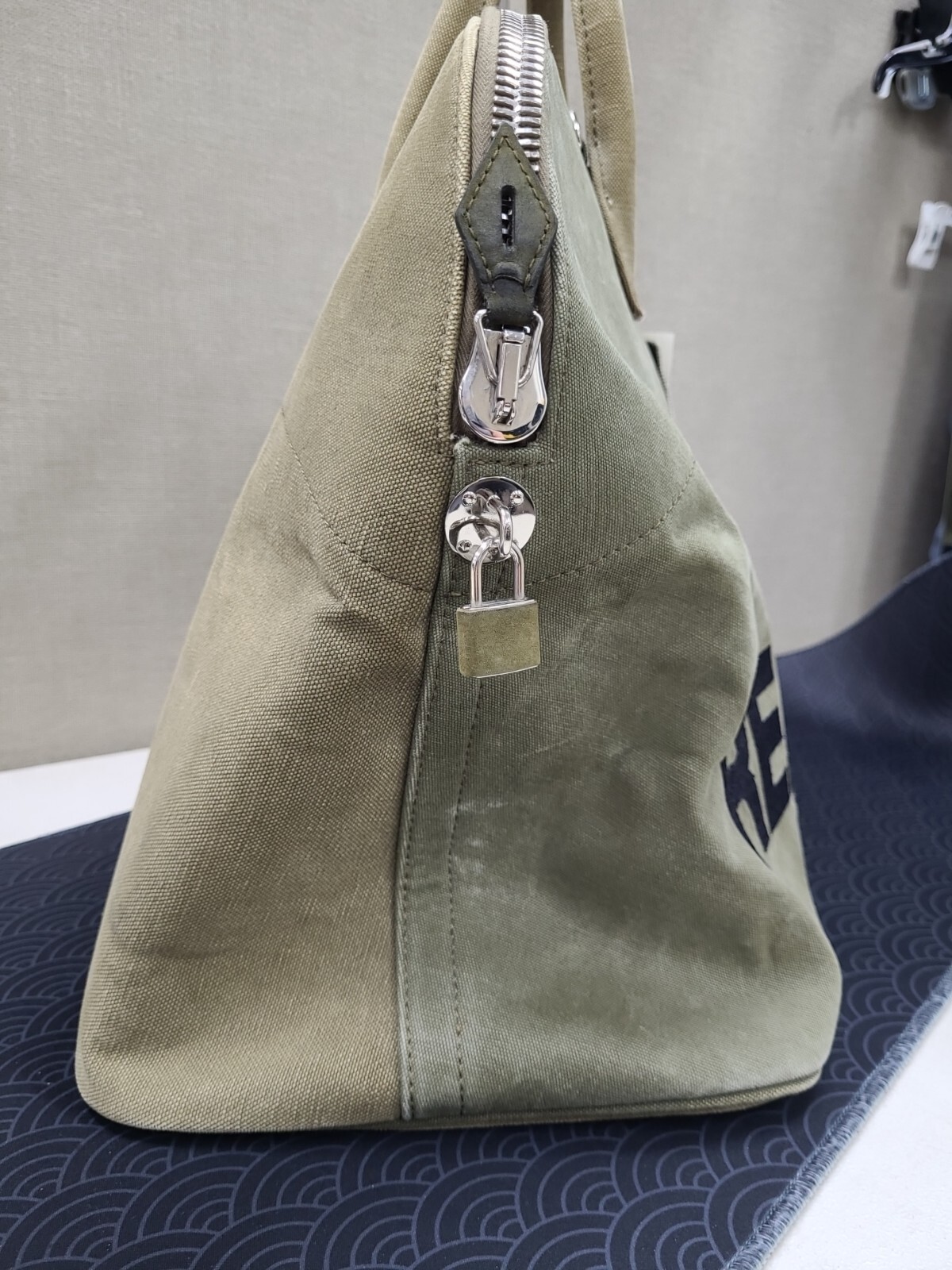Authentic Readymade Daily Bag Made from US Army Duffle Bag Green